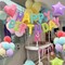 29PC Pastel Rainbow Happy Birthday Balloon Set – 16" Foil Letter Banner with Macaron Latex Balloons, 18" Star & Heart Foil Balloons – Colorful Birthday Decorations for Girls, Women, Kids & Party Themes (Macaron Rainbow)